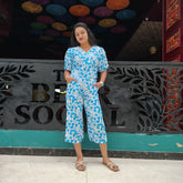 Blue Blossom cord set