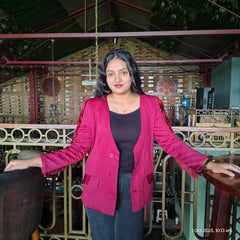 FASHION RED BLAZER WOMEN OMNI