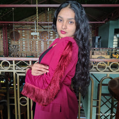 FASHION RED BLAZER WOMEN OMNI