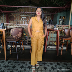 MUSTARD YELLOW CO-ORD SET