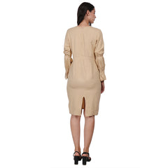cream bodycon