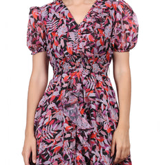 LATEST MULTICOLOR KNEE MAXI DRESS OMNI