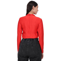 TRENDY RED CROP TOP OMNI