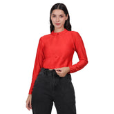 TRENDY RED CROP TOP OMNI