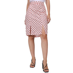 PENCIL SLIT CUT SKIRT