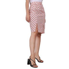 PENCIL SLIT CUT SKIRT