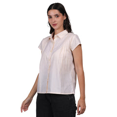 CREAM SHIRT SHORT SLEVEES OMNI