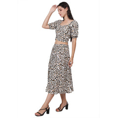 Animal Print Knot top