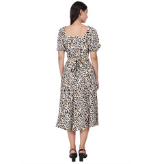 Animal Print Knot top