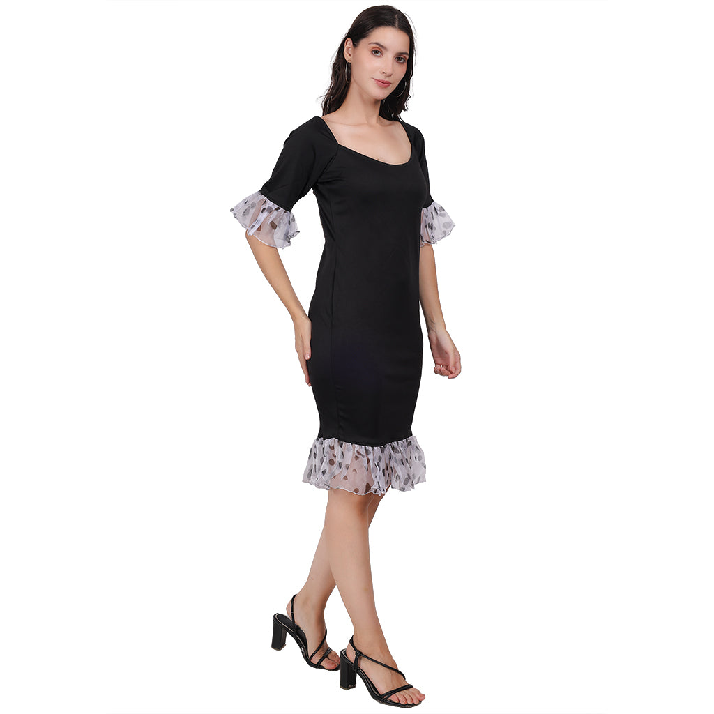 black body con dress